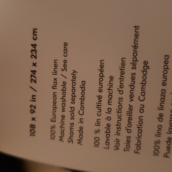 ❤️BUY 2 GET 1 FREE West Elm European Flax Linen Duvet Cover, King,Shell Pink - Picture 7 of 9